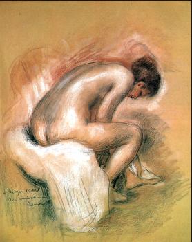 皮埃爾 奧古斯特 雷諾阿 Femme nue assise ou la toilette